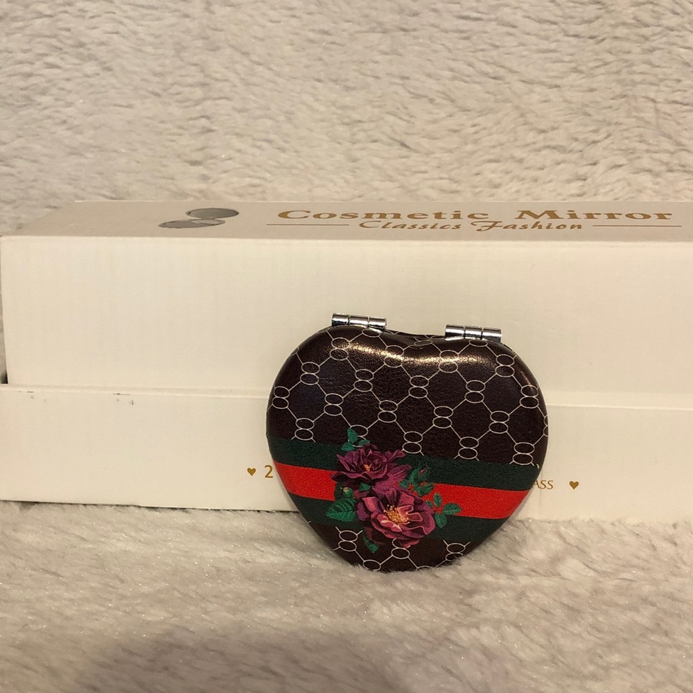 Floral Patterned Cosmetic Mirror (pick a color) - Picture 5 of 10